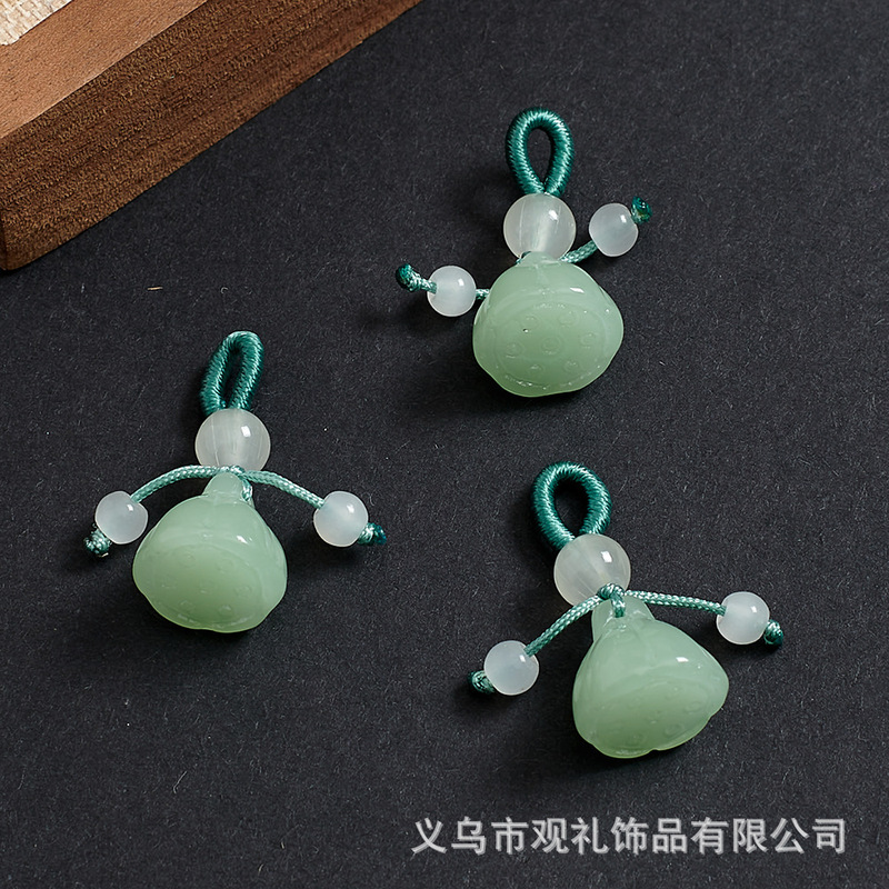 琉璃葫芦莲蓬樱花手串吊坠提溜串珠手链手工diy手绳编织饰品配件|undefined