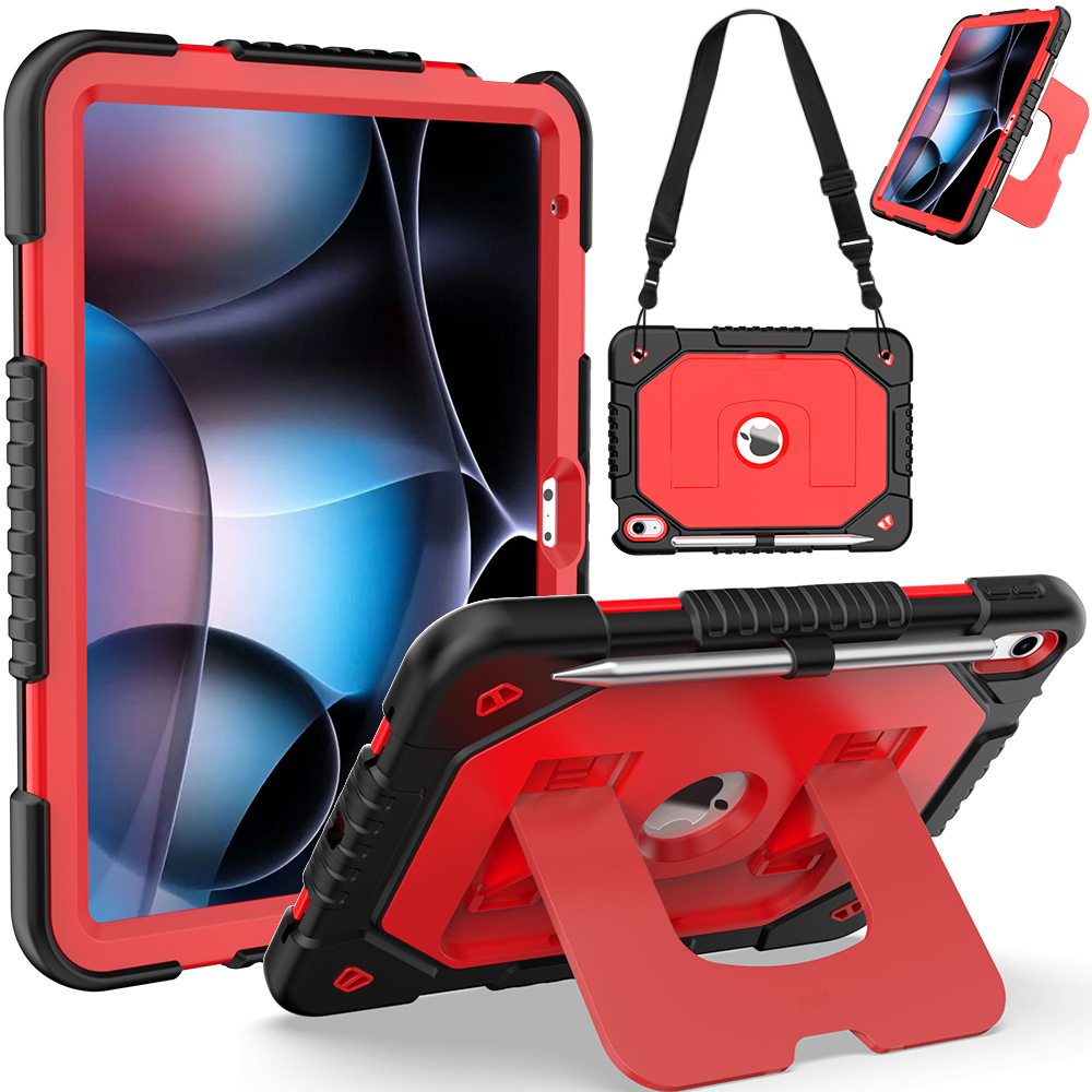 Aplicable a Apple iPad11 A16 tablet cubierta de silicona contra colisiones con soporte correa de caída todo incluido image 11