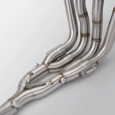 Motorcycle exhaust pipe: Front and Rear Muffler 10-16