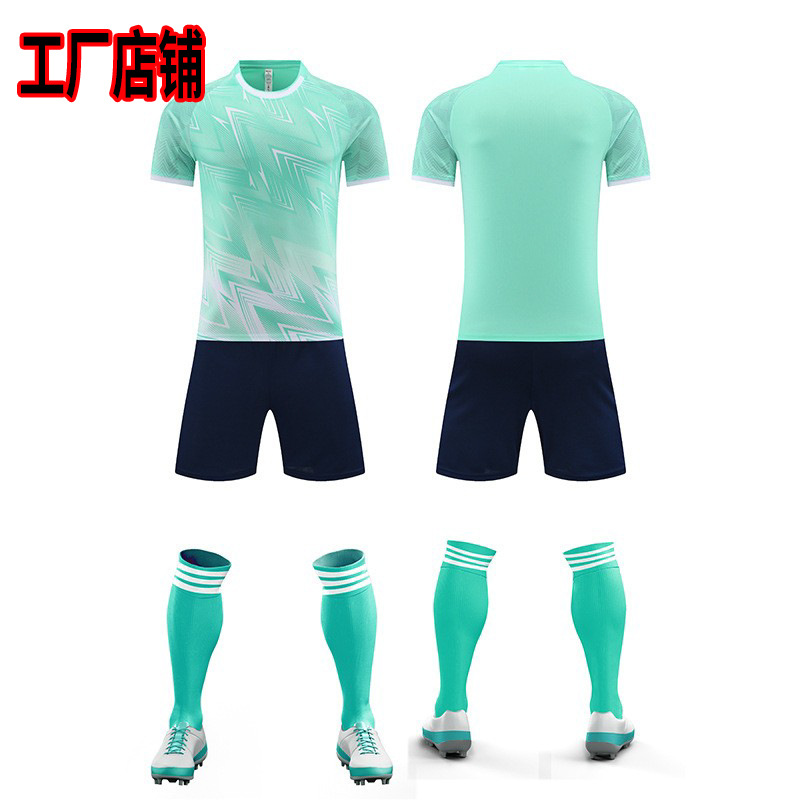 Trajes de fútbol de placas claras para hombres adultos niños trajes de entrenamiento de manga corta camiseta deportiva de equipo impresa número