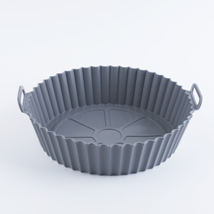 Popular Food-Grade Silicone Air Fryer Silicone Baking Pan Silicone Fryer Mat High Temperature Resistant Easy to Clean Inner Liner Mat