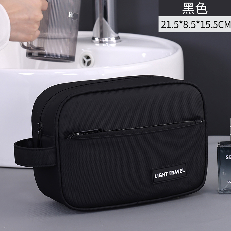 Nuevo producto transfronterizo, bolsa de lavado de viaje, bolsa de almacenamiento de baño impermeable de gran capacidad para hombres, bolsa de cosméticos portátil para viajes de negocios