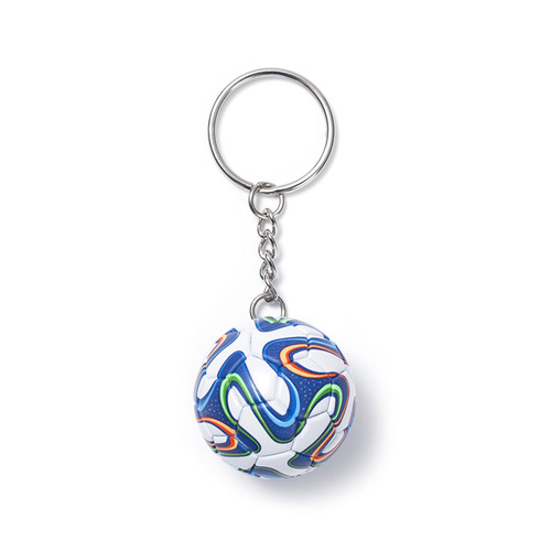 Mini Football Keychain Bag Hook Decor World Cup Souvenir Gift for Men Football Fans Birthday Gift