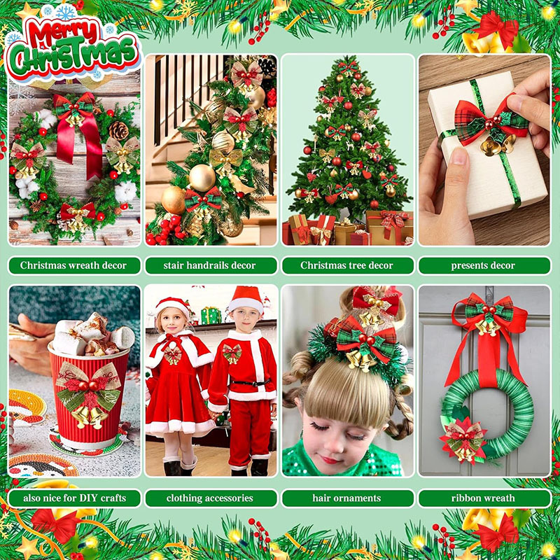 メーカー直送 クリスマスツリー飾り 蝶結び クリスマス装飾 シーン装飾品 クリスマス小物 ホリデー用品
