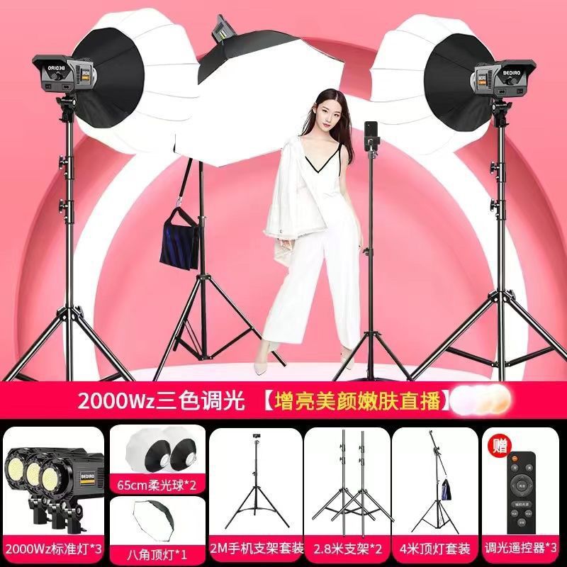 2000W 전문가용 구형 이중 조명 + 팔각형 천장 조명