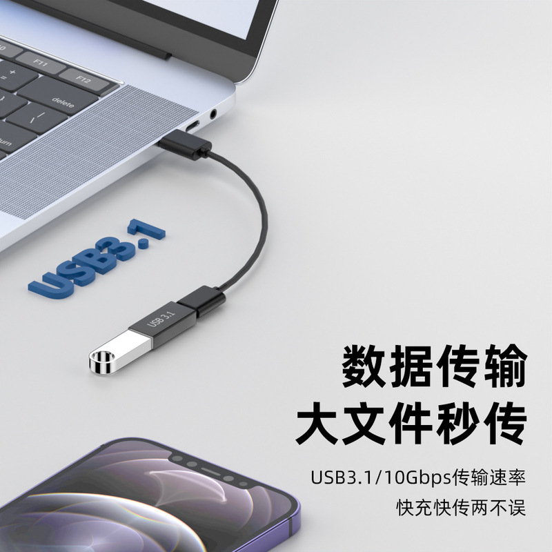 Type-CメスUSB3.0メスアダプタTYPE -C変換USB AFストレートヘッド充電変換ヘッド10G|undefined