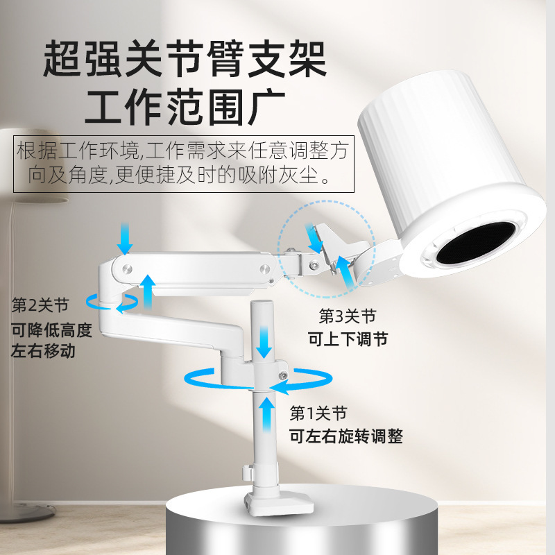 跨境专供SN-D2高端大功率美甲吸尘器照明桌面雕刻吸灰专用修脚|undefined