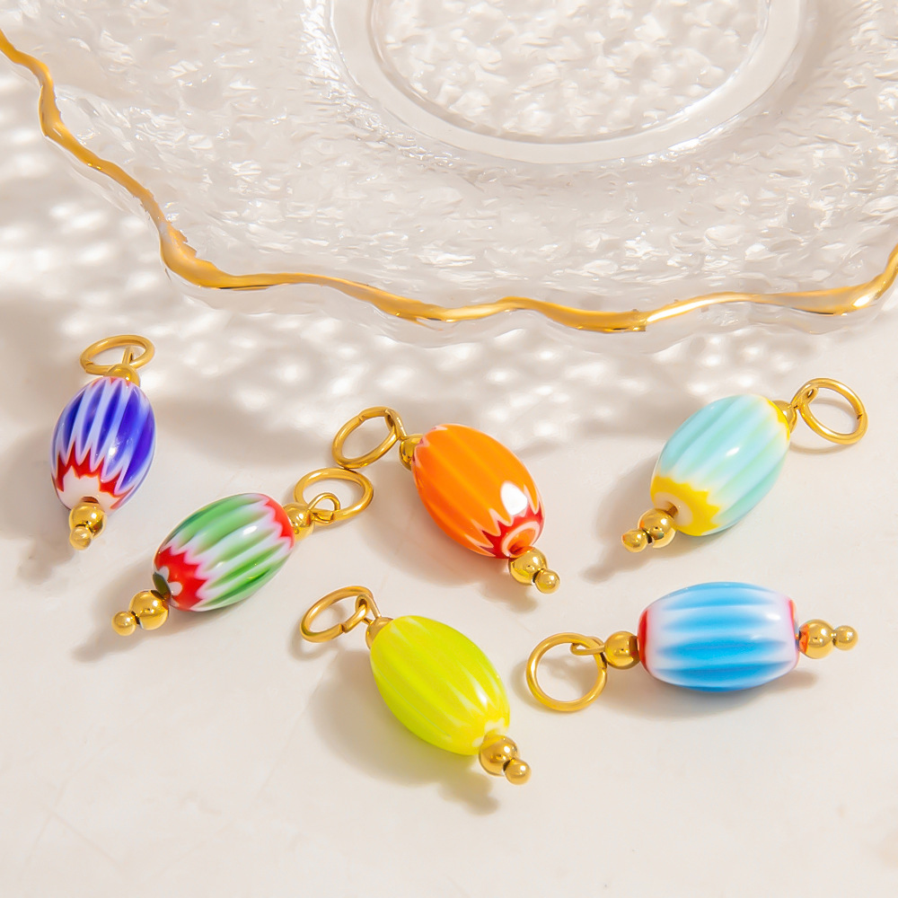 22g Weight Pendant Jewelry Making Type 11.62mm Jewelry Making Size DIY Jewelry Accessories Classification 3 PCS/Package Quantity Glass Material Geometric, Nepal Style Beads Pattern All Seasons Season Plating Design Ethnic Style Style 3 PCS/Package 11.62mm Glass Geometric Nepal Style Beads Pendant 无