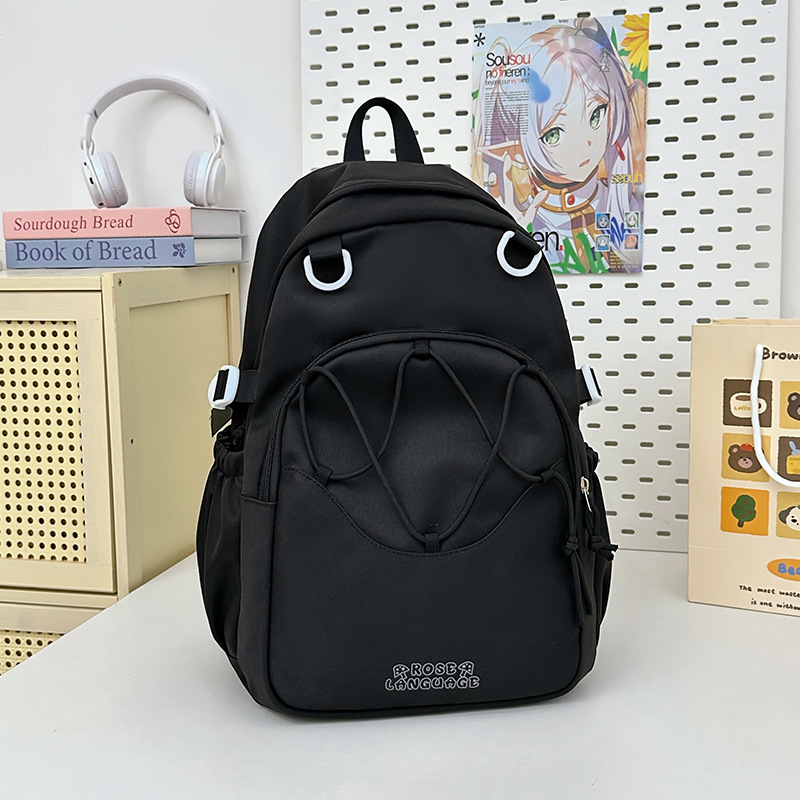 Mochila escolar de todo fósforo para niña fresca, salida de primavera, mochila ligera y pequeña, mochila de estudiante de color de contraste, mochila escolar