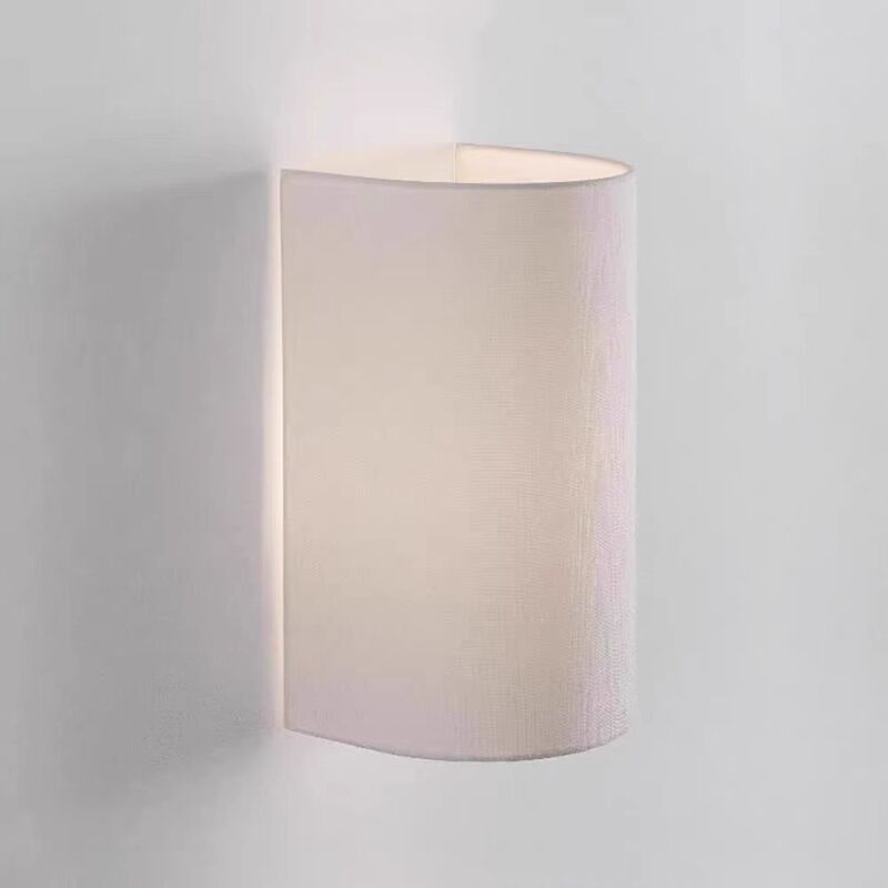 Spanish Singular Designer French-Style Wall Lamp Modern Indoor Minimalist Linen Bedroom Bedside Corridor