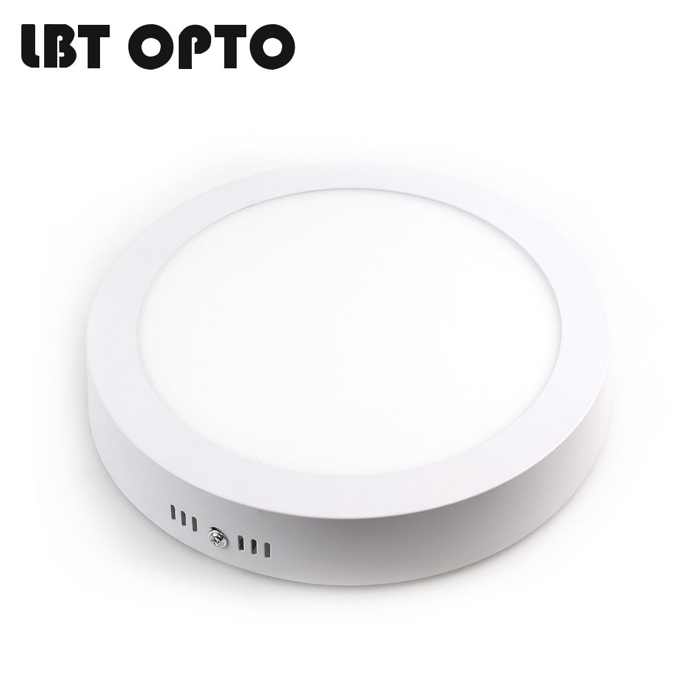 LED superficie montada lámpara de techo redonda agujero-techo libre downlight 6w12w18w lámpara de panel cuadrado bajo voltaje 1224V
