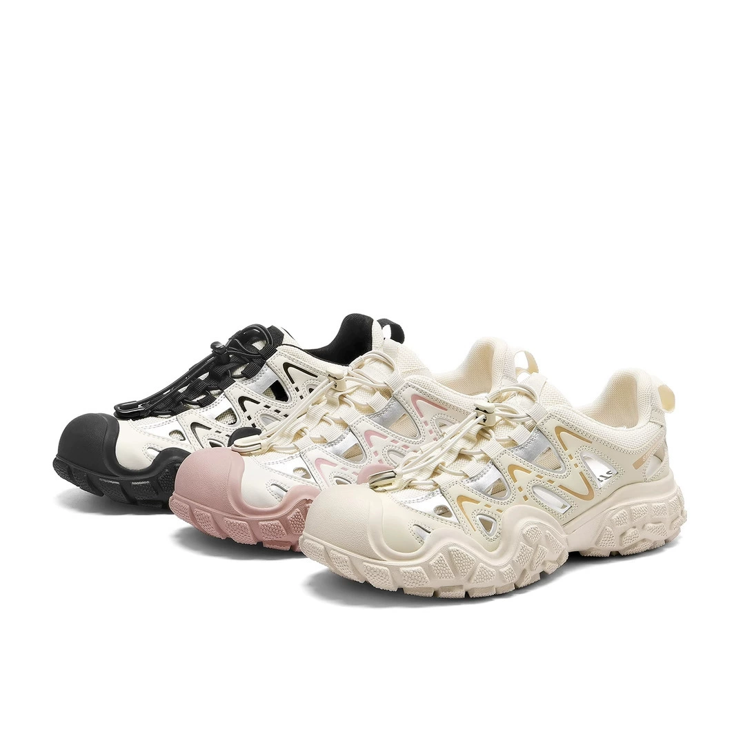 Гадкий милый полый Баотоу римские сандалии женские 2024 новые летние дикие виды спорта