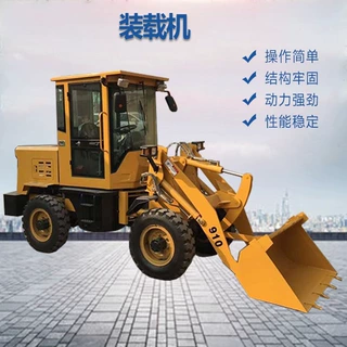 卡博恩四驱多功能农用养殖柴油抓草抓木机建筑工程推土机