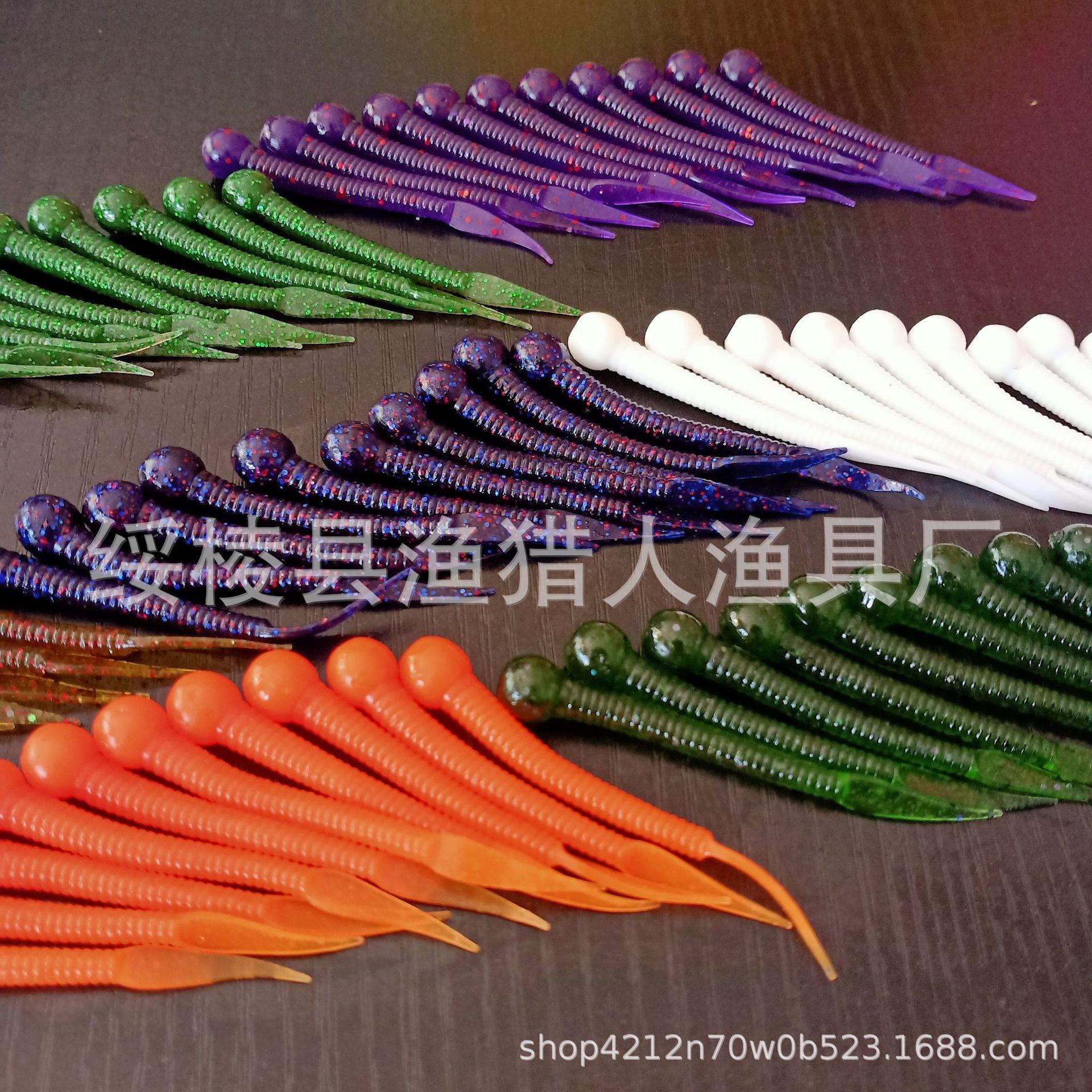 Soft Worms Fishing Lure Soft Baits Bass Trout Fresh Water Fishing Lure