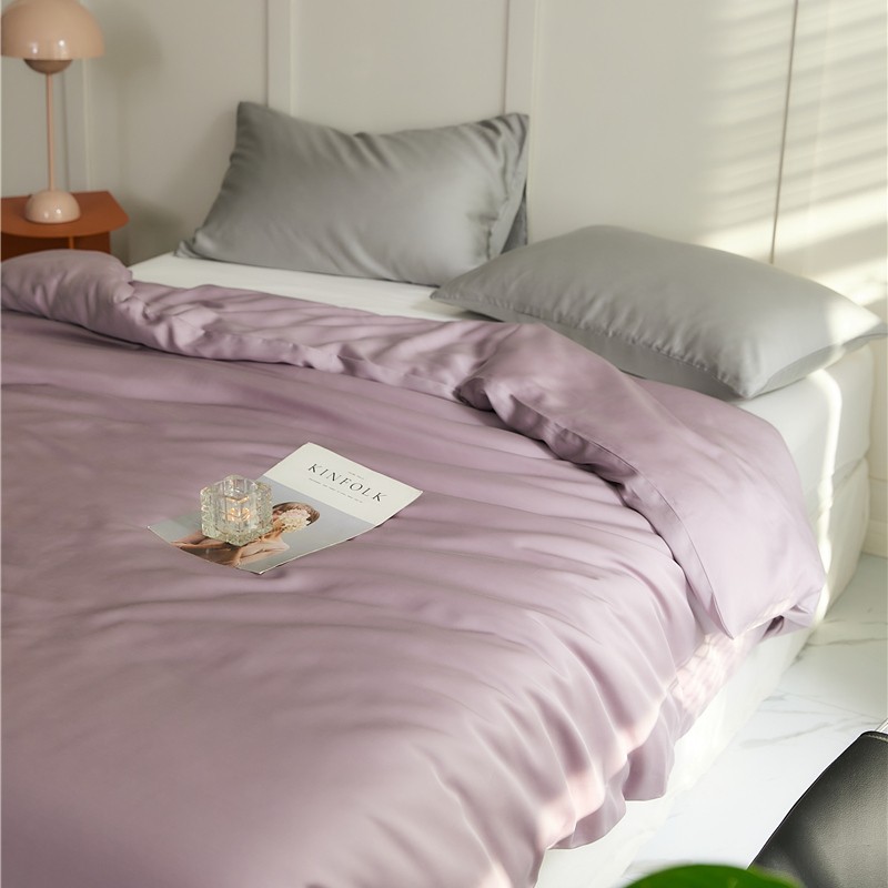100本のlf蘭精天糸布団カバー単品純色枕カバー裸睡眠ライゼル繊維シーツシーツシーツ単品夏