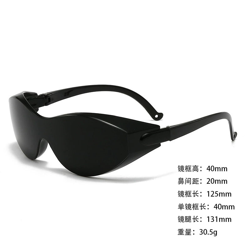 ANSIZ87 Gafas EN166 salón de belleza láser rojo verde azul soldadura eléctrica negro IPL gafas OPTE depilación ligera