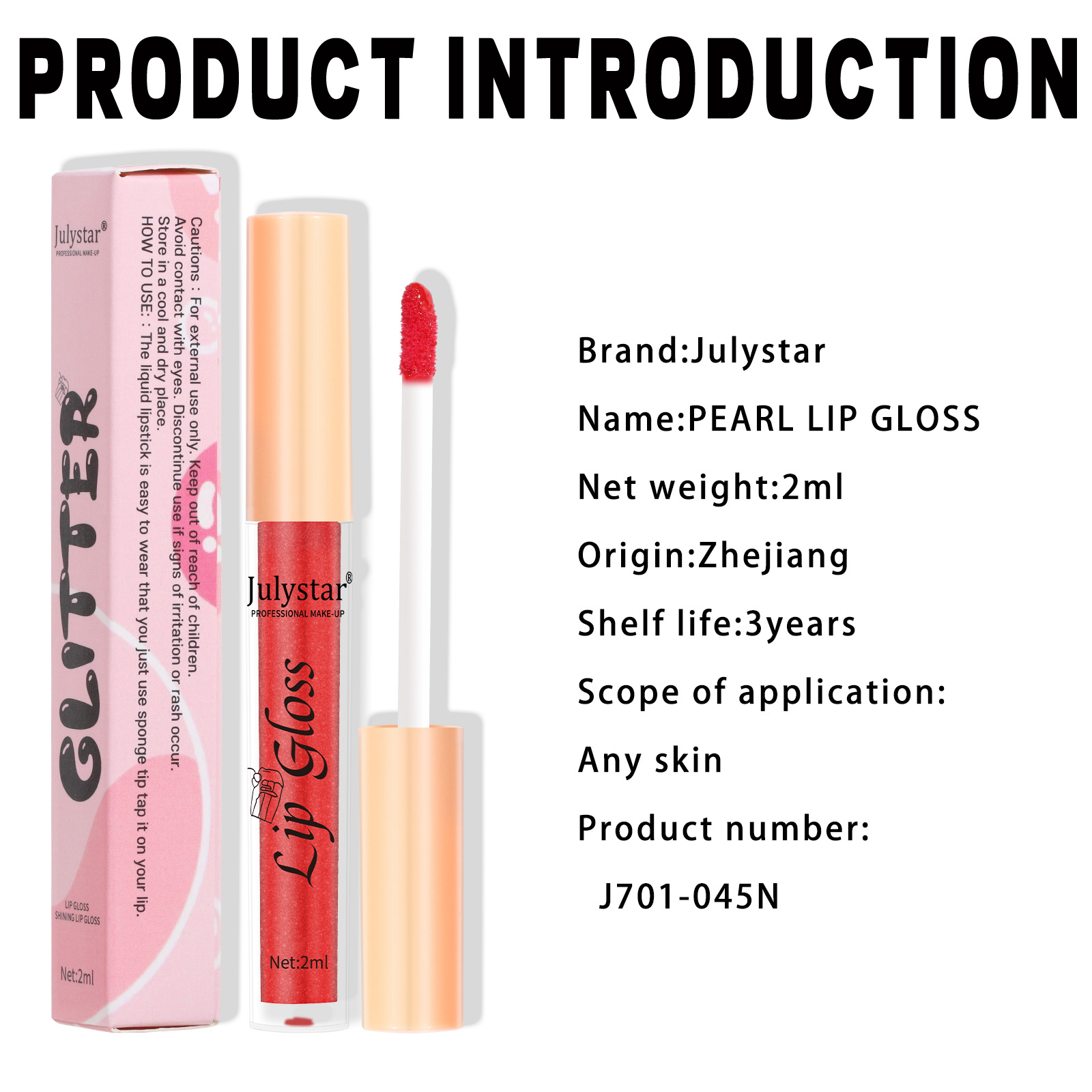 Cross-border makeup lip gloss 8-color pearlescent lip gloss, European and American lip and cheek dual-purpose lipstick, easy-to-apply lip gloss Application Scenario