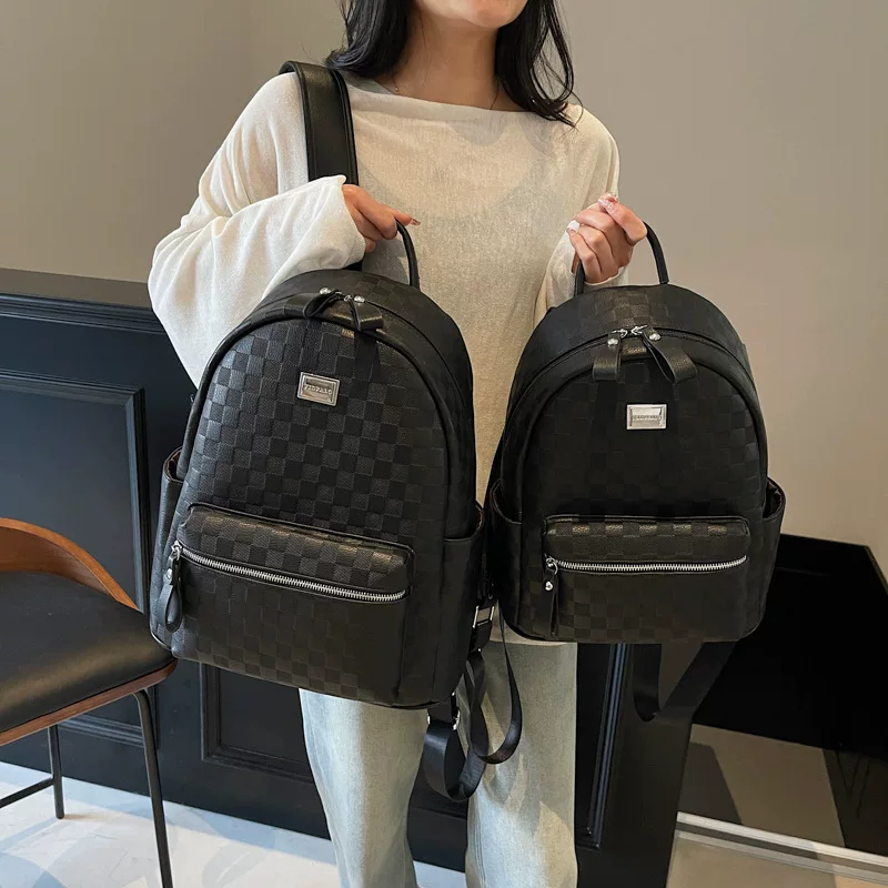 Backpack, fashionable shoulder bag, capacious travel bag for leisure