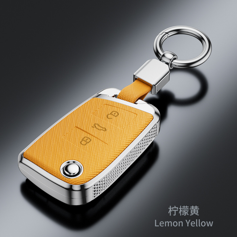 SuitabLe for VoLkswagen Sagitar Tiguan L Lavida Santana Bora Tanyue Passat Cross Pattern FashionabLe Key Cover