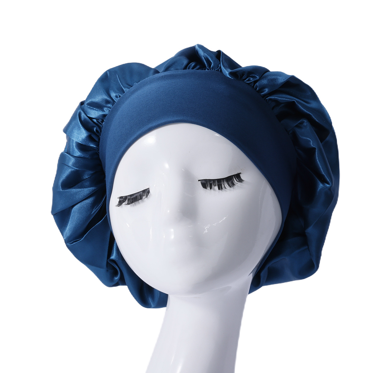 Amazon ventas transfronterizas europeas y americanas gorras de dormir de seda elástica gorras redondas gorras de pelo para bebés
