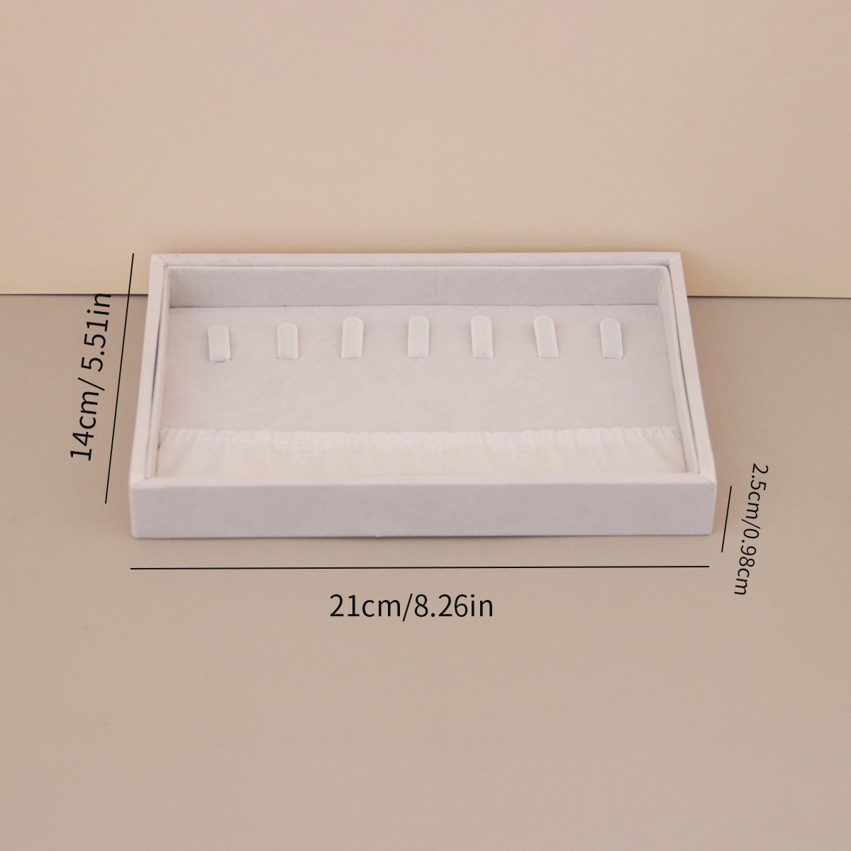 88g Weight Jewelry Display Classification Density plate, Flannel Material Geometric Pattern Simple Style Style Density Plate Flannel Simple Style Geometric Jewelry Display 1