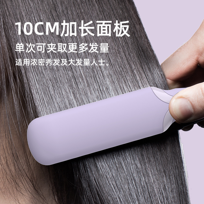 Plancha de pelo eléctrica y rizador de pelo de doble uso, herramienta profesional para peinar el cabello, rizador grande para peluquerías, plancha extra ancha para alisar. image 4