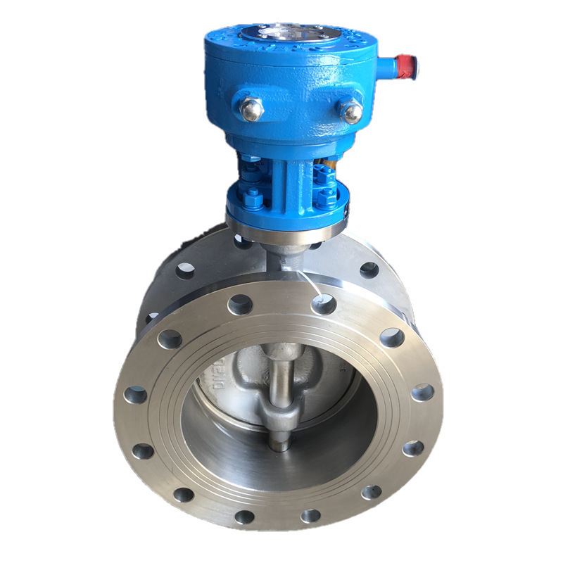 D343W-10P 大口径多层次硬密封蝶阀 DN300 不锈钢三偏心蝶阀