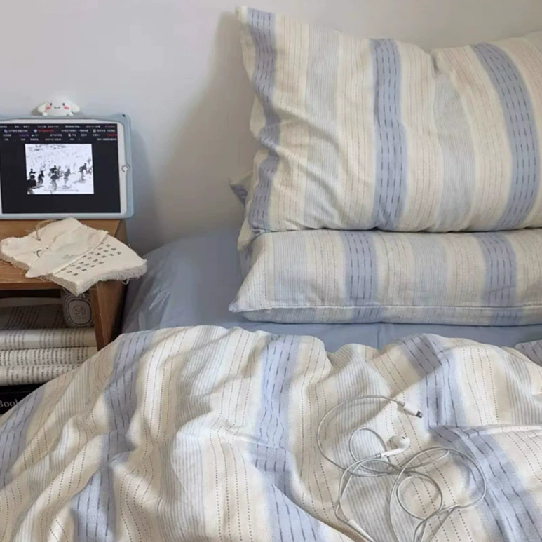 Cotton double-layer gauze fresh duvet cover