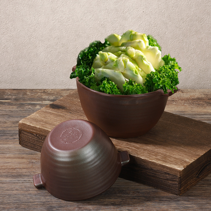密胺山野间系列餐具网红山缓缓翘脚牛肉盘菌菇盘七彩土豆创意菜盘|undefined