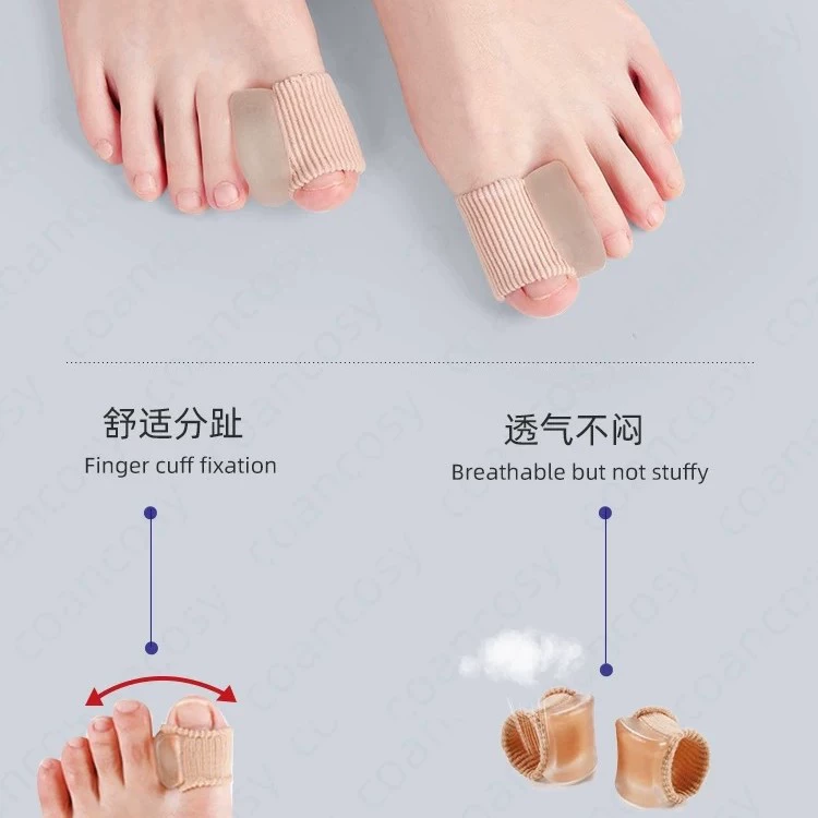 Silicone elastic orthotics for toes