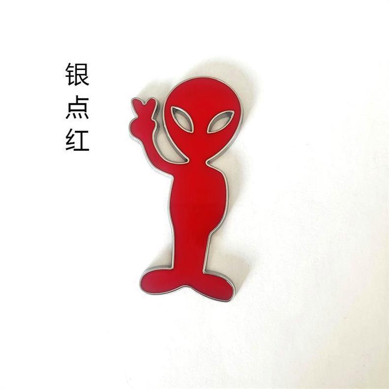 Creative Metal Car Sticker - Domineering Alien Car Emblem - Personalized Modified Alien Car Body Sticker