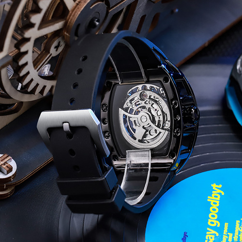 Brand fully automatic Richard fully hollow mechanical watch men's luminous waterproof trendy cool watch