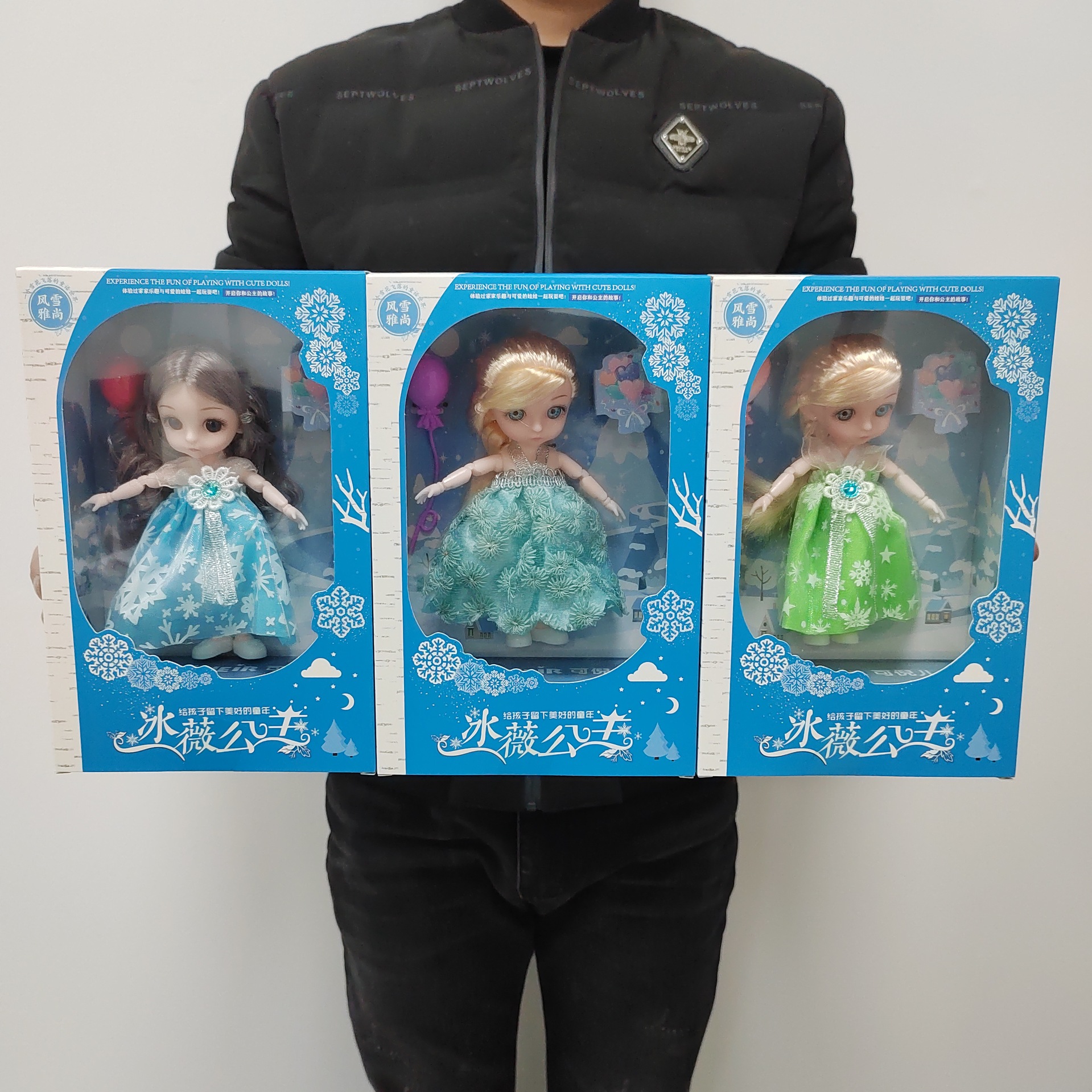 Children's joint movable princess doll clothes Barbie play house toy training institution gift wholesale