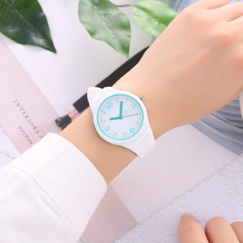 Ins High-Quality Beauty Girl Friend Watch Candy Color Soft Girl Student Watch Korean Version Unique Forest System Watch