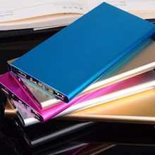 工厂销售铝合金长方形金属聚合物移动电源创意五金充电宝印刷LOGO
