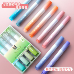 Morandi Color Eyefriendly Highlighters, High-Capacity Fluorescent Markers, Stylish & Eye-Catching Pens for Students