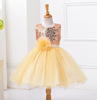 customized girl Sleeveless Sequins David Princess Dress CUHK School show Catwalk Dress skirt Flower girl Wedding dress