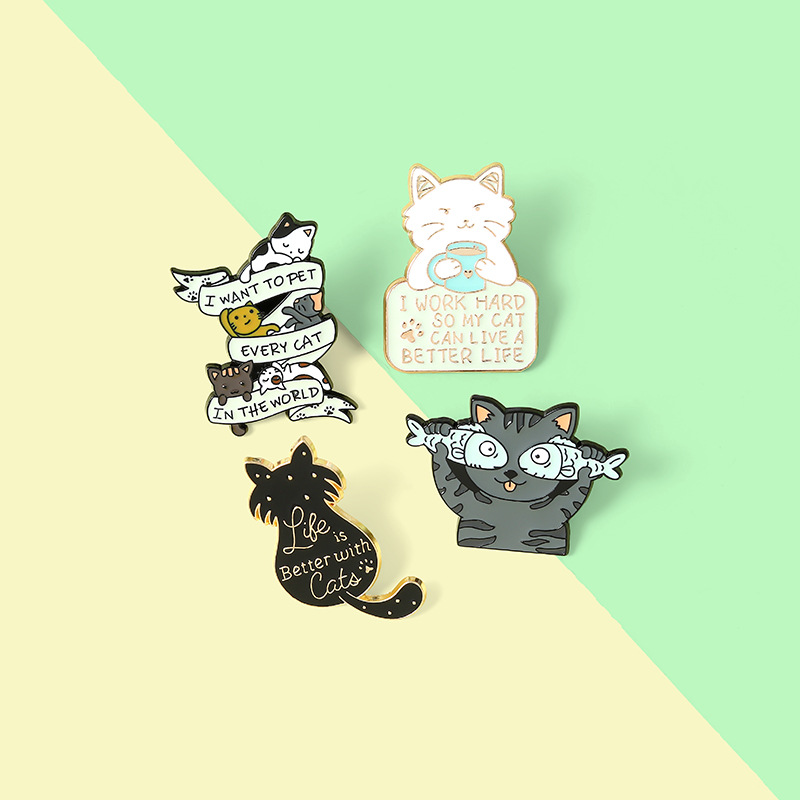 Unisex Gender Simple Style Pin Animal Alloy Enamel Unisex Brooches