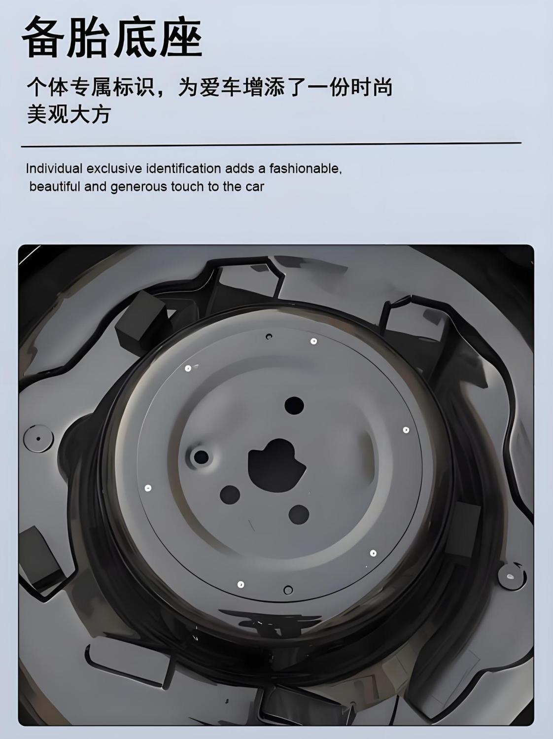 Suitable for 09-13 Toyota RAV4 rear spare tire cover lamp tire shell base tire cover spare tire cover with paint modification