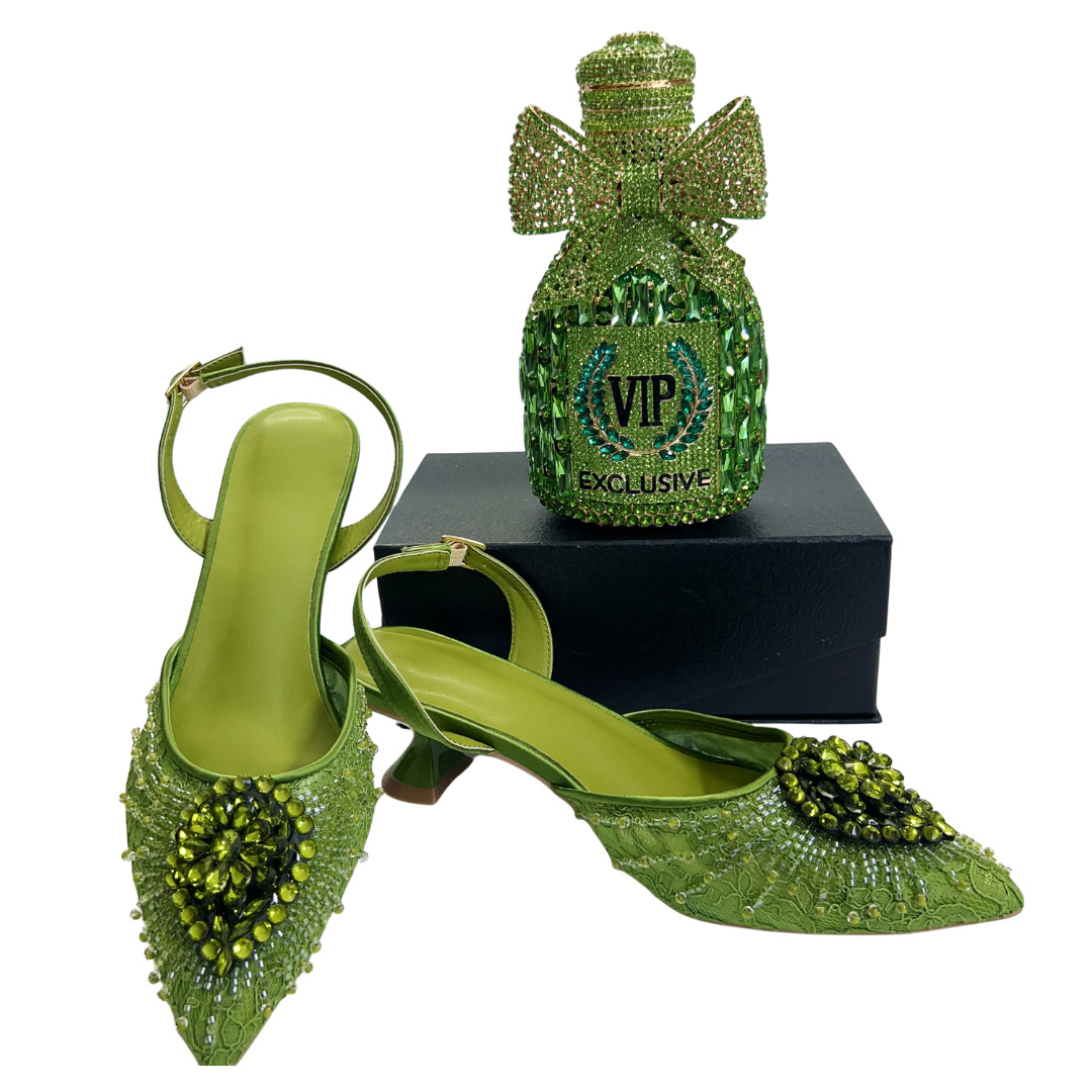 Zapatos de estilo italiano nuevos tacones altos zapatos de seda de encaje zapatos de banquete de mujer zapatos de punta image 10
