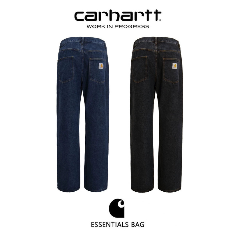 Carhartt Cross-Border Classic American Double-Knee Lumberjack Workwear Wear-Resistant Straight-Leg Loose Washed Pocket Jeans for Men Carhartt Cross-Border Classic American Double-Knee Lumberjack Workwear Wear-Resistant Straight-Leg Loose Washed Pocket Jeans for Men