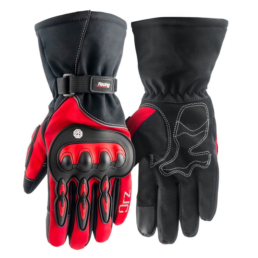 Guantes de motocicleta Invierno Racing Knight Cáscara anti-caída Hombres y mujeres todoterreno Otoño e invierno cálido, cómodo, transpirable y a prueba de viento