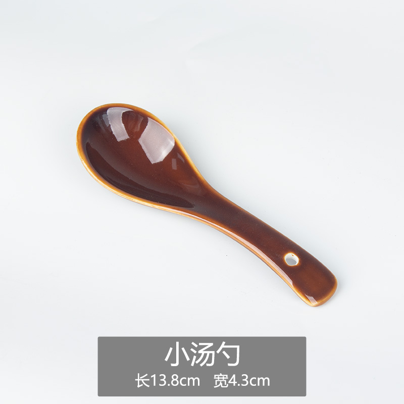 소스색 작은숟가락