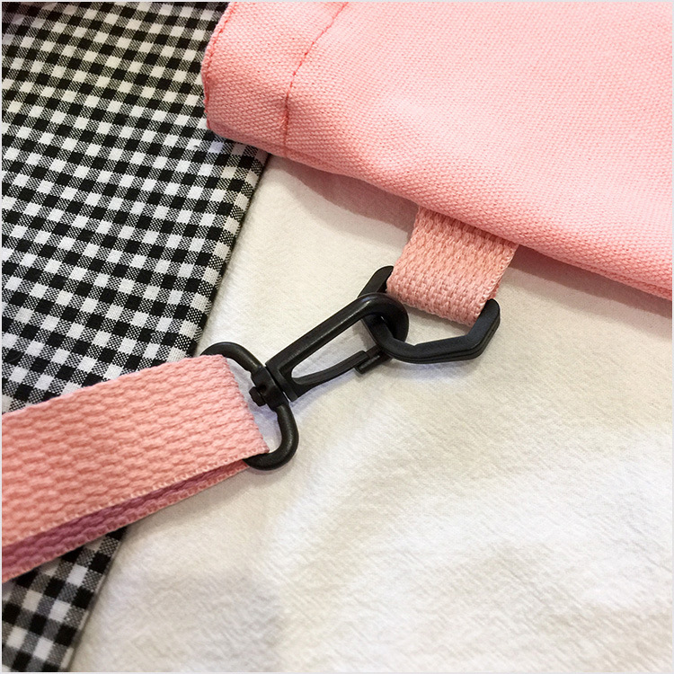 Factory wholesale 2021 new Korean-style canvas handbags, large-capacity multi-functional student cloth bags, four-use bags undefined