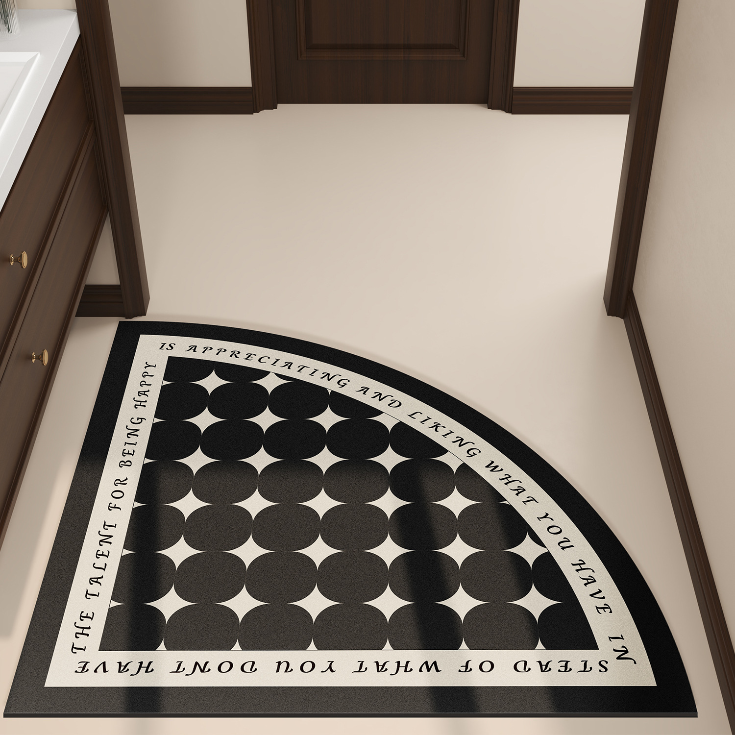 Baño americano absorción alfombra de suelo inodoro almohadilla de barro de diatomeas puerta de entrada alfombra de secado rápido alfombra antideslizante inodoro