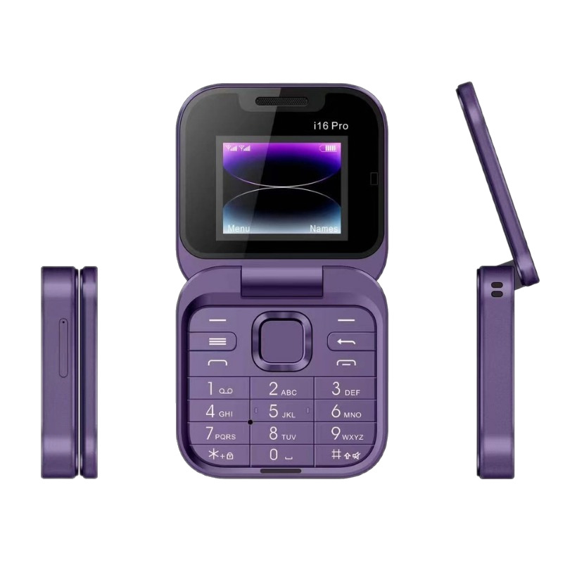 Mini flipphoneクロスボーダーi 16 proは携帯電話のダブルカード2gボタンミニ対外貿易携帯電話卸売りをカバーしている