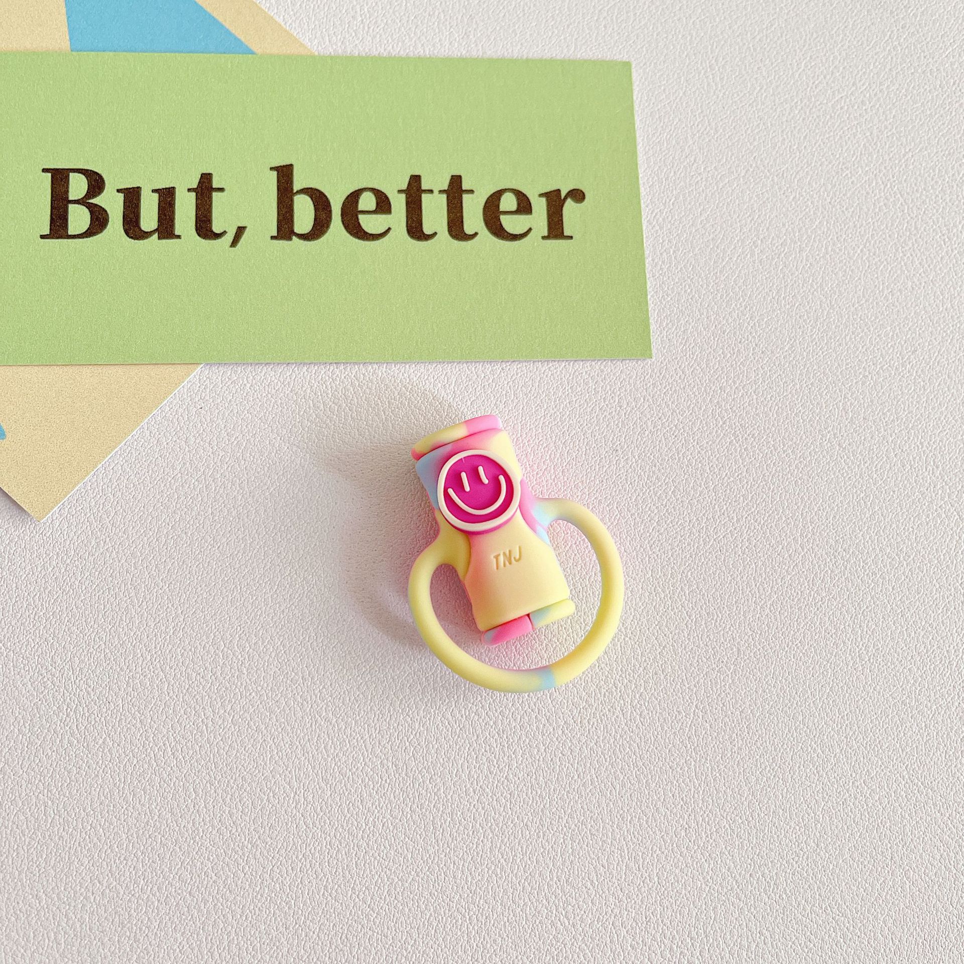 Sonrisa nueva cubierta protectora del cable de datos silicona dibujos animados sonrisa protección cable roto teléfono móvil carga cabeza cubierta protectora