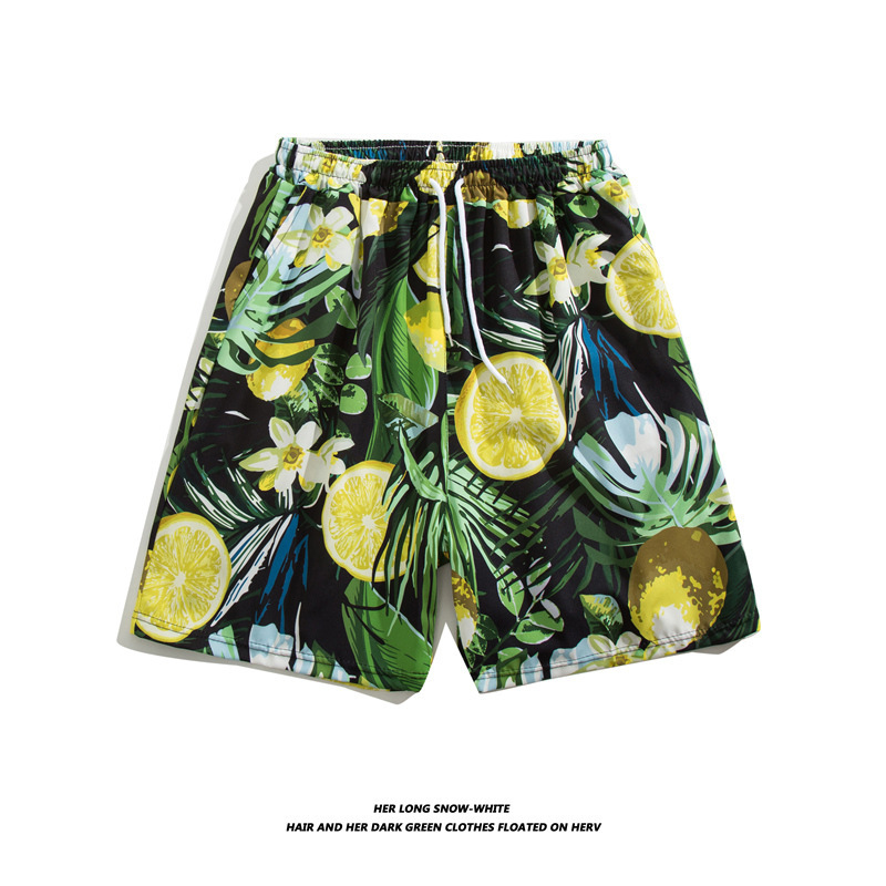 Hawaiano playa pantalones cortos hombres 3D impreso casual flor shorts al aire libre playa vacaciones verano playa shorts