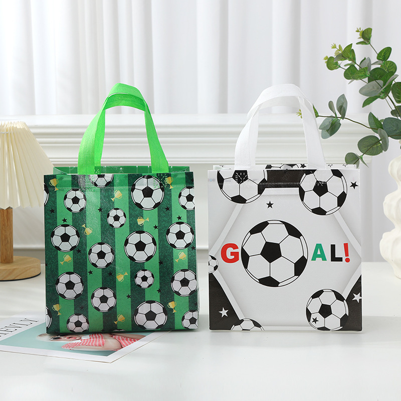 In-Stock Gift Bags, Football Non-Woven Bags, Candy Shopping Bags, Party Waterproof Tote Bags, Gift Bags for Children's Birthdays In-Stock Gift Bags, Football Non-Woven Bags, Candy Shopping Bags, Party Waterproof Tote Bags, Gift Bags for Children's Birthdays
