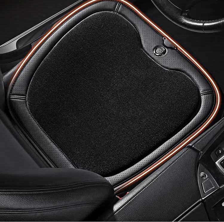 Winter Plush Car Heating Pad Graphene Fast Heating Car 12V24V Truck Car Universal Electric Heating Seat Cushion